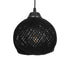 GLOBOSTAR® YASAM 203-0026 Vintage Κρεμαστό Φωτιστικό Οροφής με Ντουί 3 x E27 AC 220-240V IP20 - Μαύρο - Μ45 x Π18 x Υ30cm - ledmania.gr