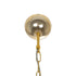 GLOBOSTAR® CRYSTAL 203-0028 Κλασικό Κρεμαστό Φωτιστικό Οροφής με Ντουί 3 x E27 AC 220-240V IP20 - Χρυσό & Διάφανο - Μ41 x Π41 x Υ40cm - ledmania.gr