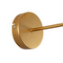 GLOBOSTAR® RALPH 203-0039 Vintage Φωτιστικό Τοίχου - Απλίκα με Ντουί 1 x E27 AC 220-240V IP20 - Χρυσό & Λευκό - Μ22 x Π29 x Υ30cm - ledmania.gr