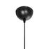 GloboStar® CUP 203-0050 Vintage Κρεμαστό Φωτιστικό Καπέλο Μονόφωτο 1 x E27 IP20 Μπεζ Ξύλο με Λευκό Ύφασμα - Μ28 x Π14 x Υ24cm - ledmania.gr