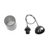 GloboStar® TORUS 203-0063 Μοντέρνο Κρεμαστό Φωτιστικό Καμπάνα Μονόφωτο 1 x E27 IP20 Μαύρο Πλαστικό - Μ10.5 x Π10.5 x Υ18.5cm - ledmania.gr