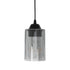 GloboStar® TORUS 203-0063 Μοντέρνο Κρεμαστό Φωτιστικό Καμπάνα Μονόφωτο 1 x E27 IP20 Μαύρο Πλαστικό - Μ10.5 x Π10.5 x Υ18.5cm - ledmania.gr
