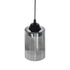 GloboStar® TORUS 203-0063 Μοντέρνο Κρεμαστό Φωτιστικό Καμπάνα Μονόφωτο 1 x E27 IP20 Μαύρο Πλαστικό - Μ10.5 x Π10.5 x Υ18.5cm - ledmania.gr