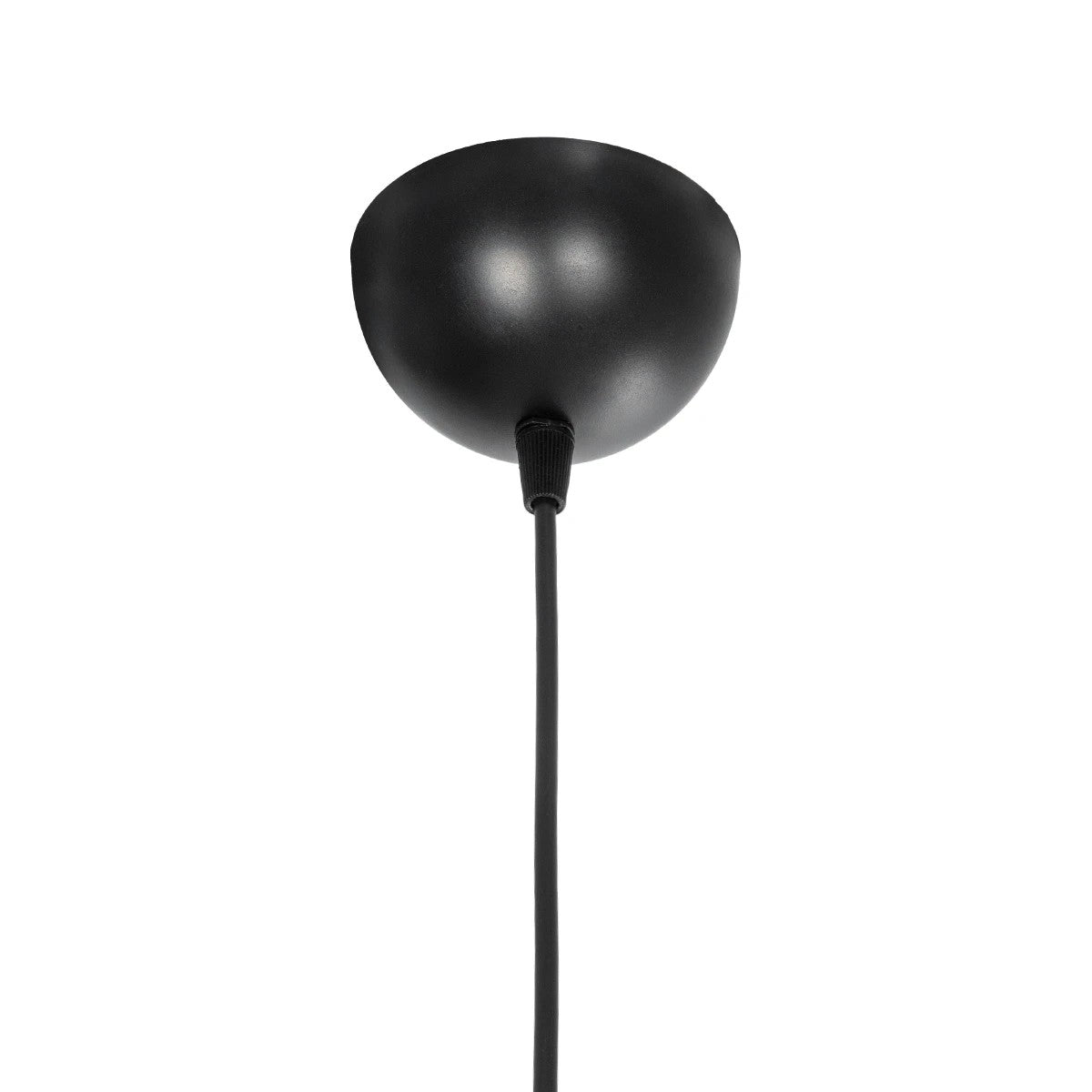 GloboStar® TORUS 203-0063 Μοντέρνο Κρεμαστό Φωτιστικό Καμπάνα Μονόφωτο 1 x E27 IP20 Μαύρο Πλαστικό - Μ10.5 x Π10.5 x Υ18.5cm - ledmania.gr