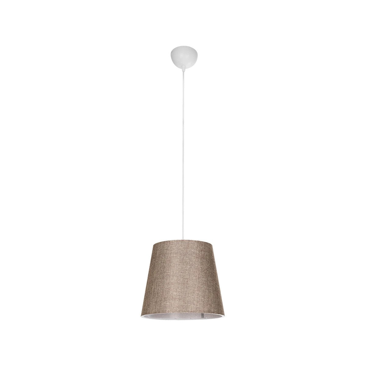 GLOBOSTAR® CONEY 203-0073 Μοντέρνο Κρεμαστό Φωτιστικό Οροφής με Ντουί 1 x E27 AC 220-240V IP20 - Καφέ - Μ26 x Π26 x Υ25cm - ledmania.gr