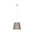 GLOBOSTAR® CONEY 203-0073 Μοντέρνο Κρεμαστό Φωτιστικό Οροφής με Ντουί 1 x E27 AC 220-240V IP20 - Καφέ - Μ26 x Π26 x Υ25cm - ledmania.gr