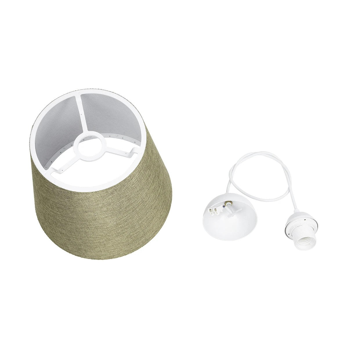 GLOBOSTAR® CONEY 203-0074 Μοντέρνο Κρεμαστό Φωτιστικό Οροφής με Ντουί 1 x E27 AC 220-240V IP20 - Λαδί - Μ26 x Π26 x Υ25cm