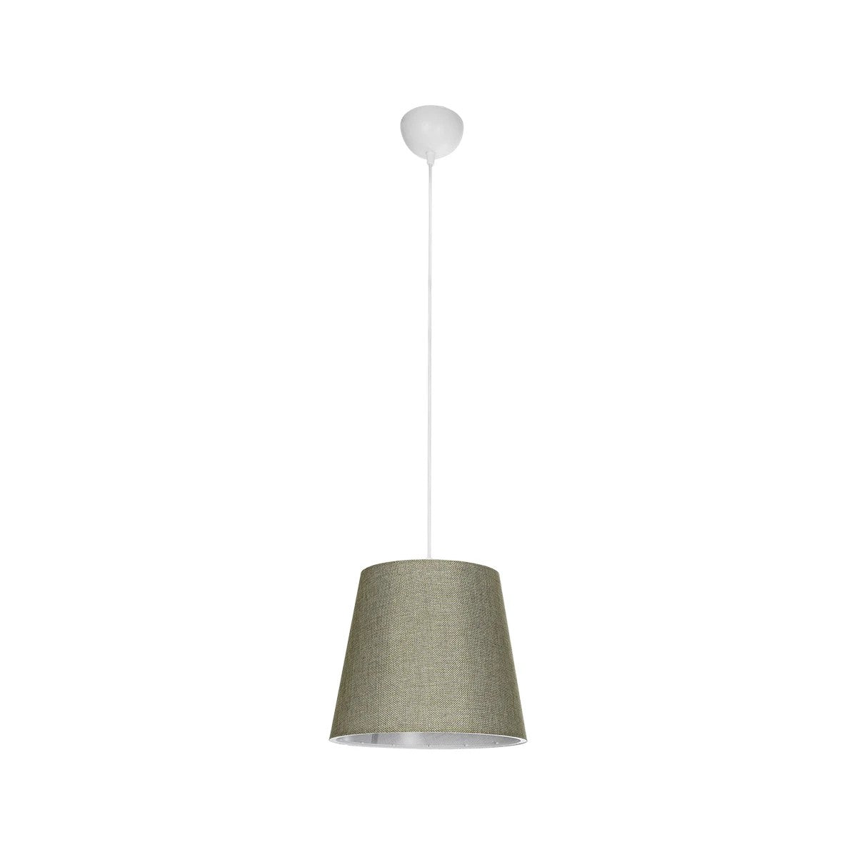 GLOBOSTAR® CONEY 203-0074 Μοντέρνο Κρεμαστό Φωτιστικό Οροφής με Ντουί 1 x E27 AC 220-240V IP20 - Λαδί - Μ26 x Π26 x Υ25cm