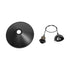 GLOBOSTAR® FERRO 203-0082 Μοντέρνο Κρεμαστό Φωτιστικό Οροφής με Ντουί 1 x E27 AC 220-240V IP20 - Μαύρο & Μπρούτζινο - Μ30 x Π30 x Υ15cm - ledmania.gr