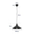 GLOBOSTAR® FERRO 203-0082 Μοντέρνο Κρεμαστό Φωτιστικό Οροφής με Ντουί 1 x E27 AC 220-240V IP20 - Μαύρο & Μπρούτζινο - Μ30 x Π30 x Υ15cm - ledmania.gr