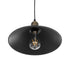 GLOBOSTAR® FERRO 203-0082 Μοντέρνο Κρεμαστό Φωτιστικό Οροφής με Ντουί 1 x E27 AC 220-240V IP20 - Μαύρο & Μπρούτζινο - Μ30 x Π30 x Υ15cm - ledmania.gr