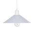 GLOBOSTAR® FERRO 203-0087 Μοντέρνο Κρεμαστό Φωτιστικό Οροφής με Ντουί 1 x E27 AC 220-240V IP20 - Λευκό - Μ30 x Π30 x Υ15cm - ledmania.gr