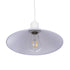 GLOBOSTAR® FERRO 203-0087 Μοντέρνο Κρεμαστό Φωτιστικό Οροφής με Ντουί 1 x E27 AC 220-240V IP20 - Λευκό - Μ30 x Π30 x Υ15cm - ledmania.gr
