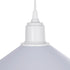 GLOBOSTAR® FERRO 203-0087 Μοντέρνο Κρεμαστό Φωτιστικό Οροφής με Ντουί 1 x E27 AC 220-240V IP20 - Λευκό - Μ30 x Π30 x Υ15cm - ledmania.gr