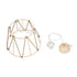 GloboStar® JUTE 203-0092 Μοντέρνο Κρεμαστό Φωτιστικό Σχοινί Μονόφωτο 1 x E27 IP20 Μπεζ Πλαστικό με Μπεζ Σχοινί - Μ30 x Π30 x Υ23cm - ledmania.gr
