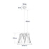 GloboStar® JUTE 203-0092 Μοντέρνο Κρεμαστό Φωτιστικό Σχοινί Μονόφωτο 1 x E27 IP20 Μπεζ Πλαστικό με Μπεζ Σχοινί - Μ30 x Π30 x Υ23cm - ledmania.gr
