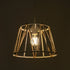 GloboStar® JUTE 203-0092 Μοντέρνο Κρεμαστό Φωτιστικό Σχοινί Μονόφωτο 1 x E27 IP20 Μπεζ Πλαστικό με Μπεζ Σχοινί - Μ30 x Π30 x Υ23cm - ledmania.gr