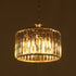 GLOBOSTAR® GLAMOROUS 203-0094 Κλασικό Κρεμαστό Φωτιστικό Οροφής με Ντουί 3 x E27 AC 220-240V IP20 - Χρυσό & Διάφανο - Μ28 x Π28 x Υ21.5cm - ledmania.gr