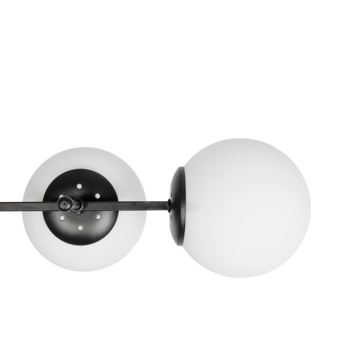 GLOBOSTAR® GLOBUS 203-0104 Μοντέρνο Φωτιστικό Οροφής με Ντουί 4 x E27 AC 220-240V IP20 - Λευκό & Μαύρο - Μ70 x Π34 x Υ15cm