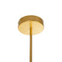 GLOBOSTAR® GLOBUS 203-0105 Μοντέρνο Φωτιστικό Οροφής με Ντουί 4 x E27 AC 220-240V IP20 - Λευκό & Χρυσό - Μ70 x Π15 x Υ34cm - ledmania.gr