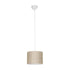 GLOBOSTAR® BLAZE 203-0107 Μοντέρνο Κρεμαστό Φωτιστικό Οροφής με Ντουί 1 x E27 AC 220-240V IP20 - Μπεζ - Μ22 x Π22 x Υ20cm - ledmania.gr