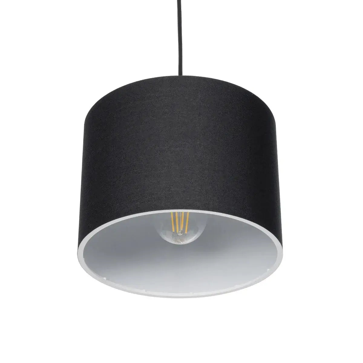 GLOBOSTAR® BLAZE 203-0109 Μοντέρνο Κρεμαστό Φωτιστικό Οροφής με Ντουί 1 x E27 AC 220-240V IP20 - Μαύρο - Μ22 x Π22 x Υ20cm - ledmania.gr