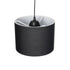 GLOBOSTAR® BLAZE 203-0109 Μοντέρνο Κρεμαστό Φωτιστικό Οροφής με Ντουί 1 x E27 AC 220-240V IP20 - Μαύρο - Μ22 x Π22 x Υ20cm - ledmania.gr