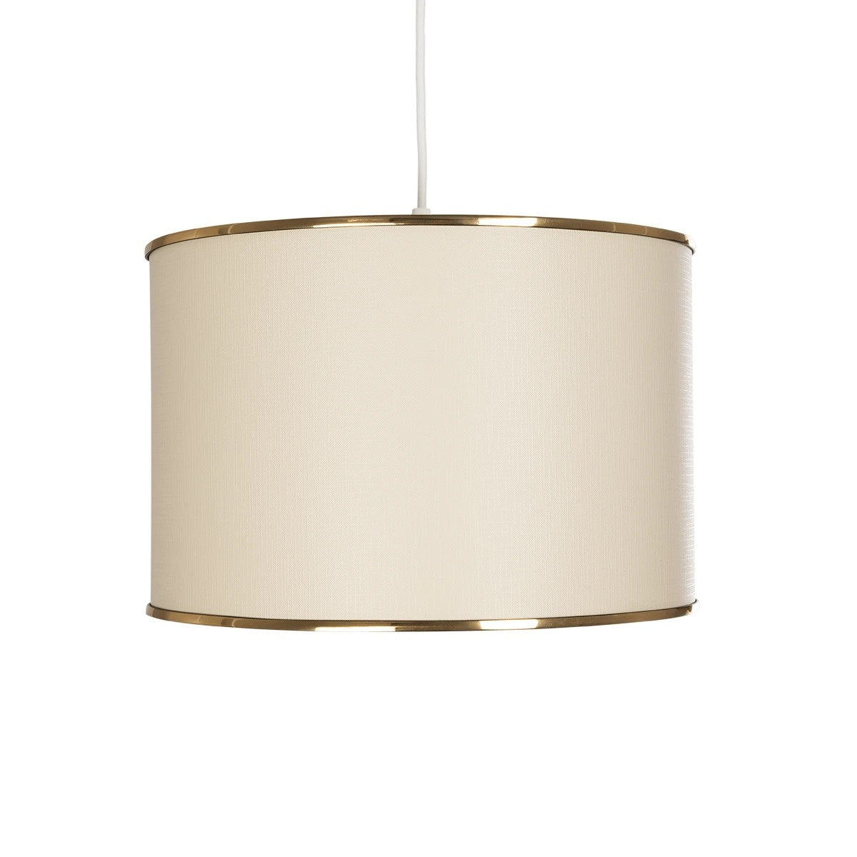 GLOBOSTAR® ELECTRA 203-0110 Μοντέρνο Κρεμαστό Φωτιστικό Οροφής με Ντουί 1 x E27 AC 220-240V IP20 - Mπεζ & Χρυσό - Μ30 x Π30 x Υ23cm - ledmania.gr