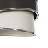 GLOBOSTAR® SONIA 203-0116 Μοντέρνο Κρεμαστό Φωτιστικό Οροφής με Ντουί 1 x E27 AC 220-240V IP20 - Γκρι & Λευκό - Μ30 x Π30 x Υ24cm - ledmania.gr