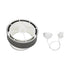 GLOBOSTAR® SONIA 203-0116 Μοντέρνο Κρεμαστό Φωτιστικό Οροφής με Ντουί 1 x E27 AC 220-240V IP20 - Γκρι & Λευκό - Μ30 x Π30 x Υ24cm - ledmania.gr