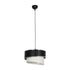GLOBOSTAR® SONIA 203-0118 Μοντέρνο Κρεμαστό Φωτιστικό Οροφής με Ντουί 1 x E27 AC 220-240V IP20 - Λευκό & Μαύρο - Μ30 x Π30 x Υ24cm - ledmania.gr
