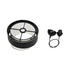GLOBOSTAR® SONIA 203-0118 Μοντέρνο Κρεμαστό Φωτιστικό Οροφής με Ντουί 1 x E27 AC 220-240V IP20 - Λευκό & Μαύρο - Μ30 x Π30 x Υ24cm - ledmania.gr
