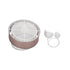 GLOBOSTAR® SONIA 203-0122 Μοντέρνο Κρεμαστό Φωτιστικό Οροφής με Ντουί 1 x E27 AC 220-240V IP20 - Ροζ & Λευκό - Μ30 x Π30 x Υ24cm - ledmania.gr