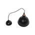 GLOBOSTAR® RADE 203-0124 Μοντέρνο Κρεμαστό Φωτιστικό Οροφής με Ντουί 1 x E27 AC 220-240V IP20 - Μαύρο & Χάλκινο - Μ18.5 x Π18.5 x Υ23cm