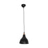 GLOBOSTAR® RADE 203-0124 Μοντέρνο Κρεμαστό Φωτιστικό Οροφής με Ντουί 1 x E27 AC 220-240V IP20 - Μαύρο & Χάλκινο - Μ18.5 x Π18.5 x Υ23cm