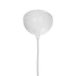 GLOBOSTAR® RADE 203-0126 Μοντέρνο Κρεμαστό Φωτιστικό Οροφής με Ντουί 1 x E27 AC 220-240V IP20 - Λευκό & Ασημί - Μ18.5 x Π18.5 x Υ23cm - ledmania.gr
