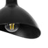 GLOBOSTAR® RIVE 203-0143 Μοντέρνο Κρεμαστό Φωτιστικό Οροφής με Ντουί 1 x E27 AC 220-240V IP20 - Μάυρο & Χαλκινο - Μ22 x Π20 x Υ22cm - ledmania.gr