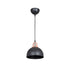GloboStar® ΗUT 203-0145 Μοντέρνο Κρεμαστό Φωτιστικό Καμπάνα Μονόφωτο 1 x E27 IP20 Μάυρο & Χάλκινο Πλαστικό - Μ17.5 x Π17.5 x Υ80cm - ledmania.gr