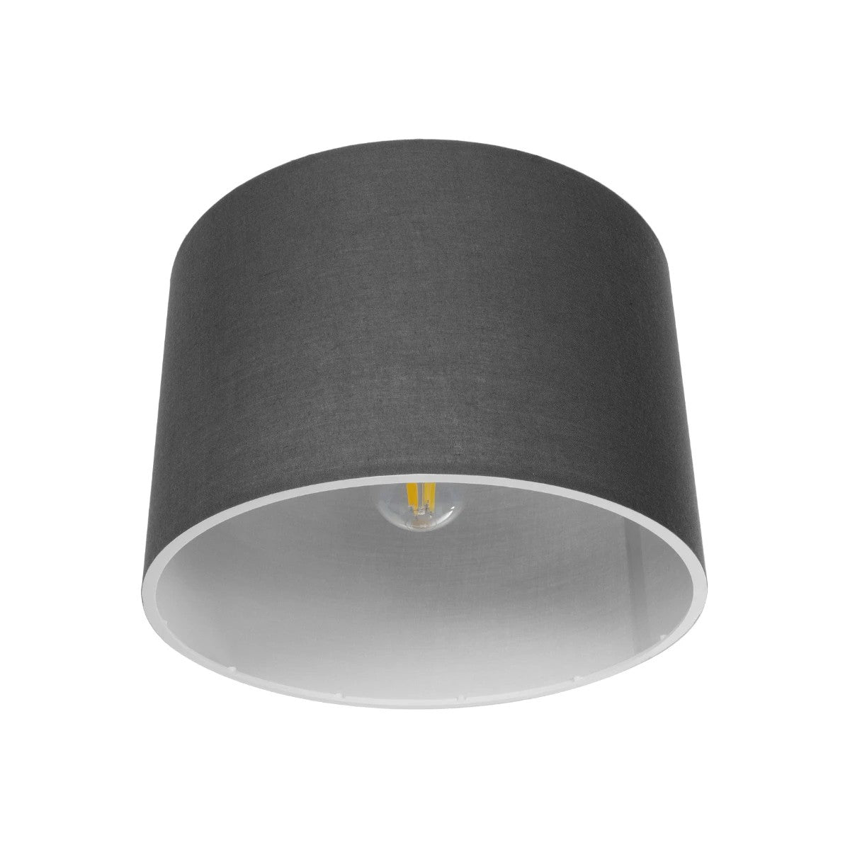 GLOBOSTAR® CILIO 203-0153 Μοντέρνο Φωτιστικό Οροφής με Ντουί 1 x E27 AC 220-240V IP20 - Γκρι - Μ30 x Π30 x Υ22cm