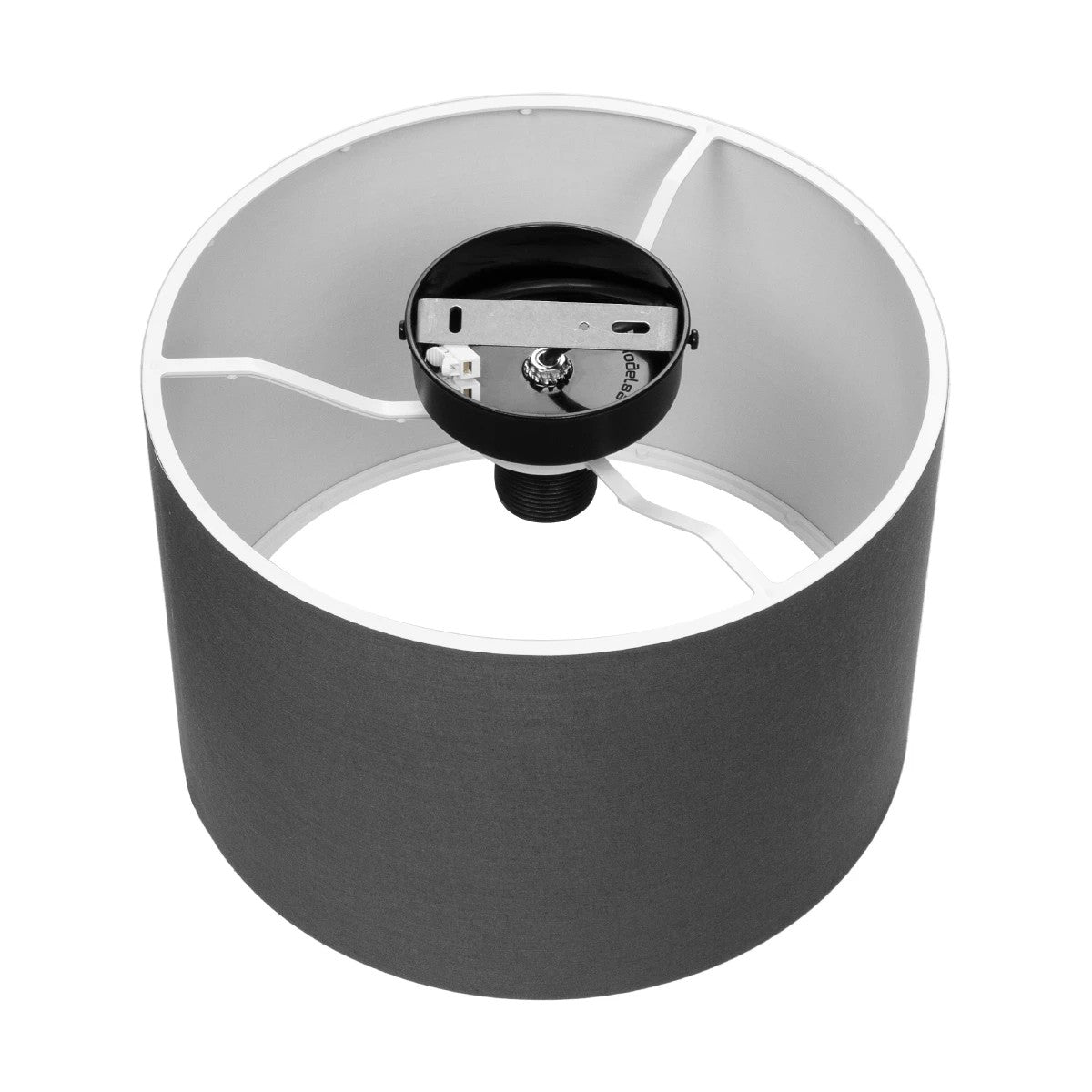 GLOBOSTAR® CILIO 203-0153 Μοντέρνο Φωτιστικό Οροφής με Ντουί 1 x E27 AC 220-240V IP20 - Γκρι - Μ30 x Π30 x Υ22cm