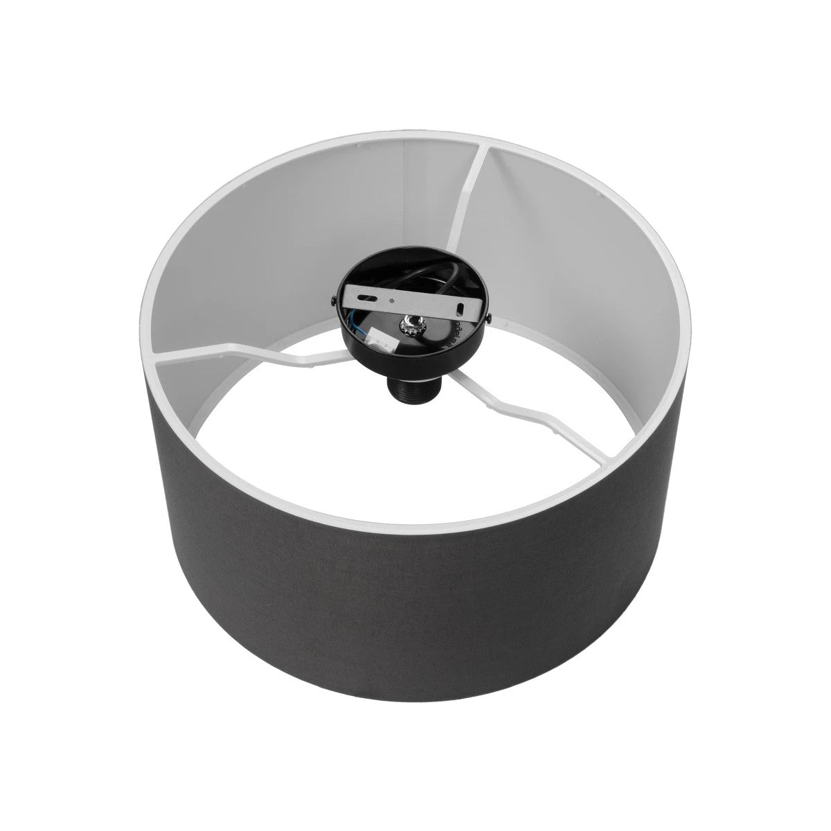 GLOBOSTAR® CILIO 203-0158 Μοντέρνο Φωτιστικό Οροφής με Ντουί 1 x E27 AC 220-240V IP20 - Γκρι - Μ38 x Π38 x Υ23cm - ledmania.gr