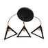 GLOBOSTAR® TRIANGLE 203-0162 Μοντέρνο Κρεμαστό Φωτιστικό Οροφής με Ντουί 3 x E27 AC 220-240V IP20 - Μάυρο & Χάλκινο - Μ67 x Π67 x Υ50cm - ledmania.gr