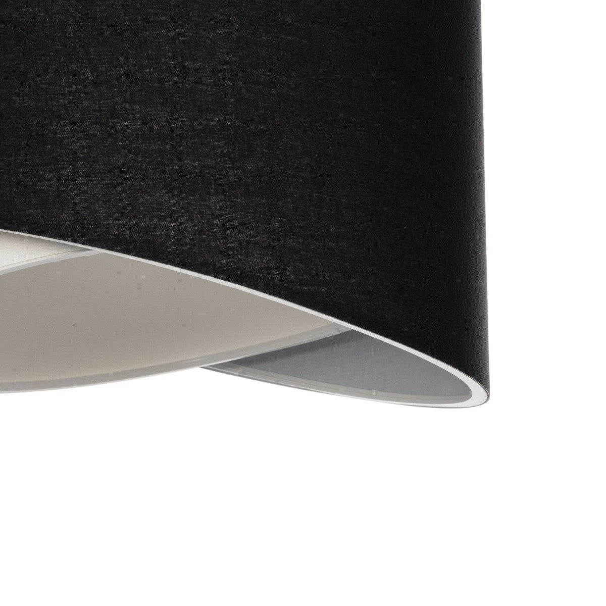 GLOBOSTAR® LILI 203-0176 Μοντέρνο Κρεμαστό Φωτιστικό Οροφής με Ντουί 1 x E27 AC 220-240V IP20 - Μαύρο & Λευκό - Μ30 x Π30 x Υ22cm
