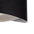 GLOBOSTAR® LILI 203-0176 Μοντέρνο Κρεμαστό Φωτιστικό Οροφής με Ντουί 1 x E27 AC 220-240V IP20 - Μαύρο & Λευκό - Μ30 x Π30 x Υ22cm