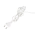 GLOBOSTAR® WIZ 203-0181 Μοντέρνο Επιτραπέζιο Φωτιστικό Πορτατίφ με Ντουί 1 x E27 AC 220-240V IP20 - Χρυσο & Καφέ - Μ22 x Π22 x Υ36.5cm