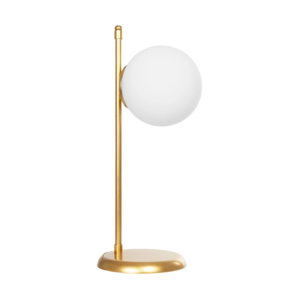 GLOBOSTAR® GLOBUS 203-0182 Μοντέρνο Επιτραπέζιο Φωτιστικό Πορτατίφ με Ντουί 1 x E27 AC 220-240V IP20 - Χρυσό & Λευκό - Μ21 x Π17 x Υ45cm