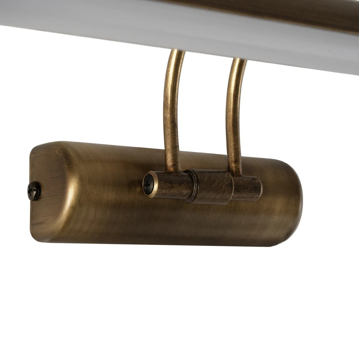 GLOBOSTAR® REFINE 203-0186 Μοντέρνο Φωτιστικό Τοίχου - Απλίκα Καθρέπτη Μπάνιου LED 7W 640lm 120° AC 220-240V IP44 Θερμό Λευκό 2700K - Lumileds SMD Chip - Μπρούτζινο - Μ35 x Π21 x Υ12cm - 2 Χρόνια Εγγύηση - ledmania.gr