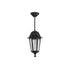 GloboStar® VITRO 203-0189 Vintage Κρεμαστό Φωτιστικό Φαναράκι Μονόφωτο 1 x E27 IP44 Μαύρο Πλαστικό Σώμα - Μ16 x Π16 x Υ48cm - ledmania.gr