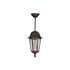 GloboStar® VITRO 203-0194 Vintage Κρεμαστό Φωτιστικό Φαναράκι Μονόφωτο 1 x E27 IP44 Χάλκινο Πλαστικό Σώμα - Μ16 x Π16 x Υ48cm - ledmania.gr