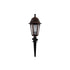 GloboStar® VITRO 203-0198 Vintage Καρφωτό Φωτιστικό Φαναράκι Μονόφωτο 1 x E27 IP44 Χάλκινο Πλαστικό Σώμα - Μ16 x Π16 x Υ51cm - ledmania.gr